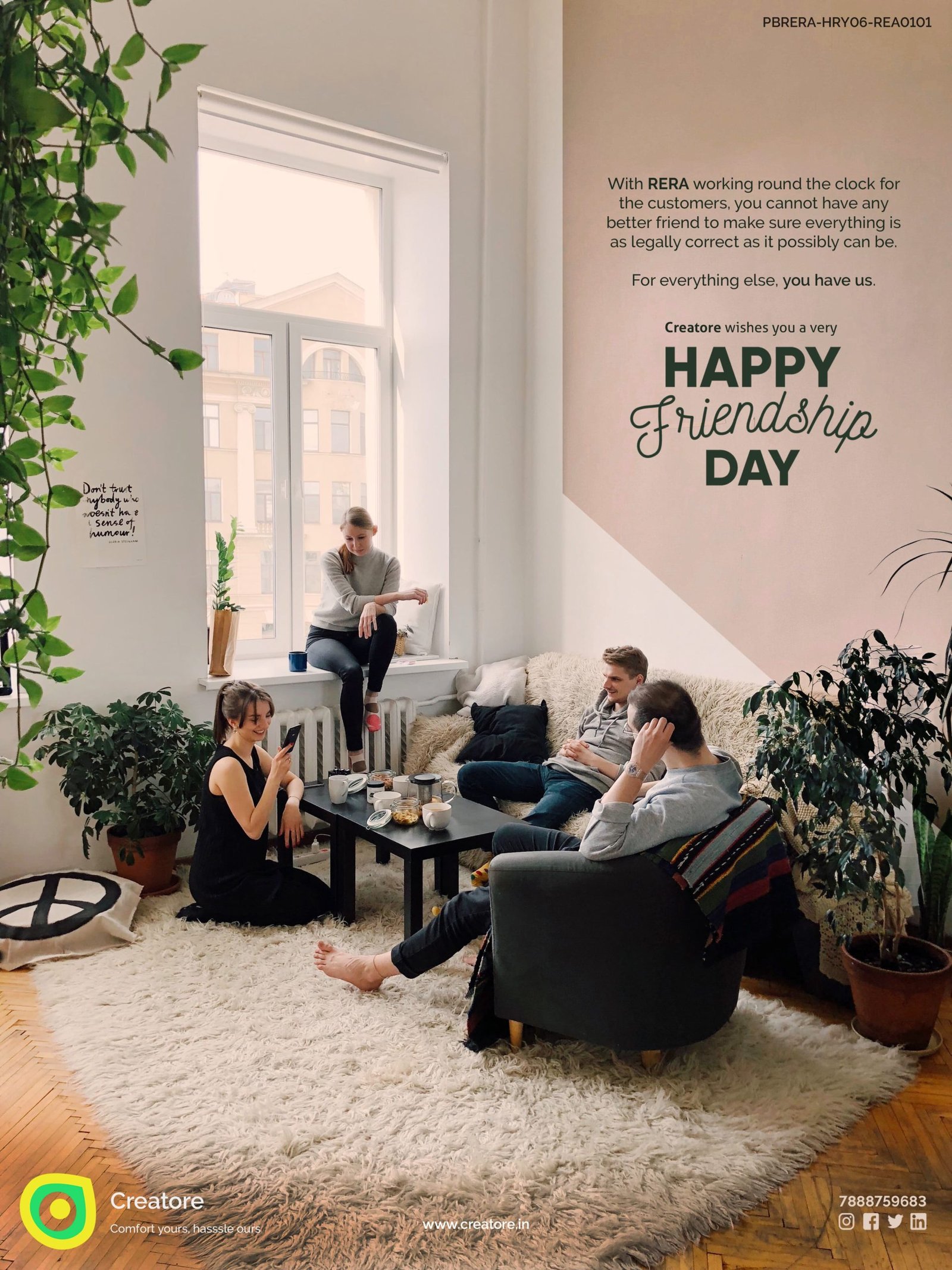 Creative Advertising and Marketing Agency Friendship Day Corporate Greeting