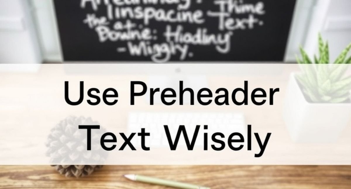 Use Preheader Text Wisely