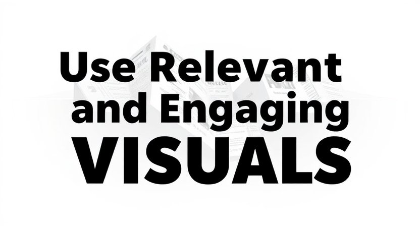 Use Relevant and Engaging Visuals